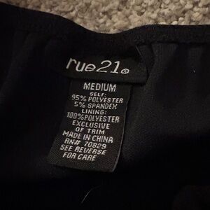 Rue21 Elegant Black Blouse